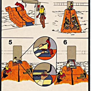 Image #2: safety information card: Pan American World Airways, Lockheed L-1011 TriStar