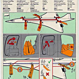Image #1: safety information card: British Airways, Concorde