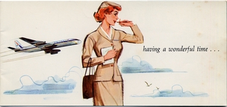 Image: flight attendant training brochure: United Air Lines