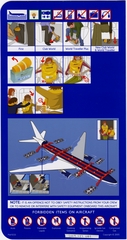 Image: safety information card: British Airways, Boeing 777