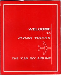 Image: employment package portfolio: Flying Tiger Line, 1969