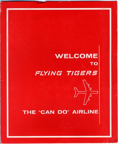 Employment package portfolio: Flying Tiger Line, 1969
