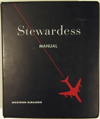 Image: flight attendant manual: Western Airlines