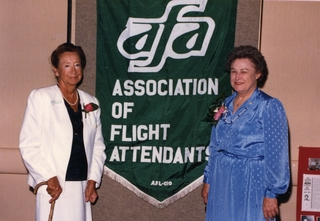 Image: photograph: Association of Flight Attendants, Edith Lauterbach