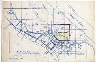 Image: map: San Francisco Department of Public Works, Bureau of Engineering, proposed airport site