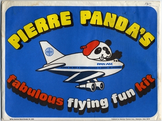 Image: children’s activity kit: Pan American World Airways