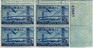 Image: postage stamps: United States Airmail