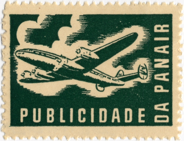 Commemorative stamp: Panair do Brasil, Lockheed L-049 Constellation