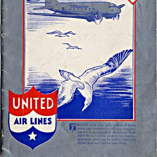 Image #1: comic book: United Air Lines, Douglas DC-3