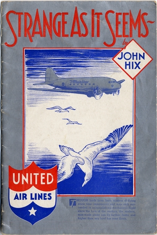 Comic book: United Air Lines, Douglas DC-3