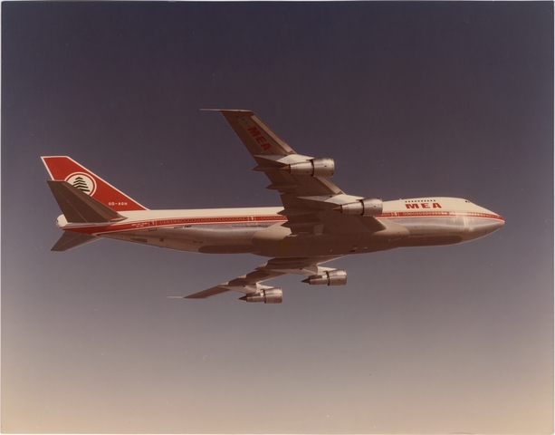 Photograph: Middle East Airlines (MEA), Boeing 747-200B