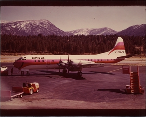 Image: photograph: Pacific Southwest Airlines (PSA), Lockheed L-188 Electra