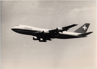 Image: photograph: Swissair, Boeing 747-100