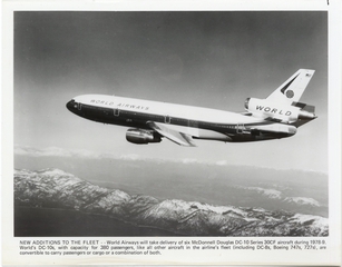 Image: photograph: World Airways, McDonnell Douglas DC-10-30CF