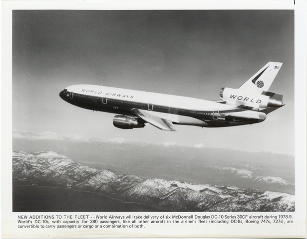Photograph: World Airways, McDonnell Douglas DC-10-30CF