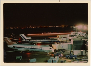 Image: photograph: Northwest Orient Airlines, Boeing 727-200, LaGuardia Airport, New York