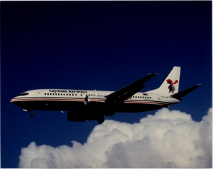Image: photograph: Cayman Airways, Boeing 737-400