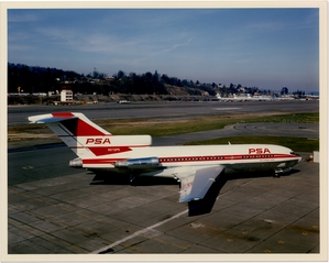 Image: photograph: Pacific Southwest Airlines (PSA), Boeing 727-100