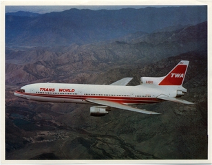Image: photograph: TWA (Trans World Airlines), Lockheed L-1011 TriStar