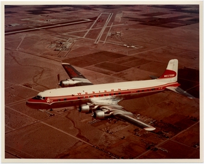 Image: photograph: Western Airlines, Douglas DC-6B