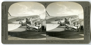 Image: stereoscopic slide: Keystone View Company, American Airlines