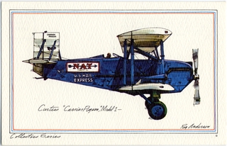 Image: postcard: National Air Transport, Curtiss Carrier Pigeon
