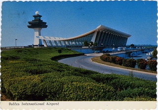 Image: postcard: Dulles International Airport