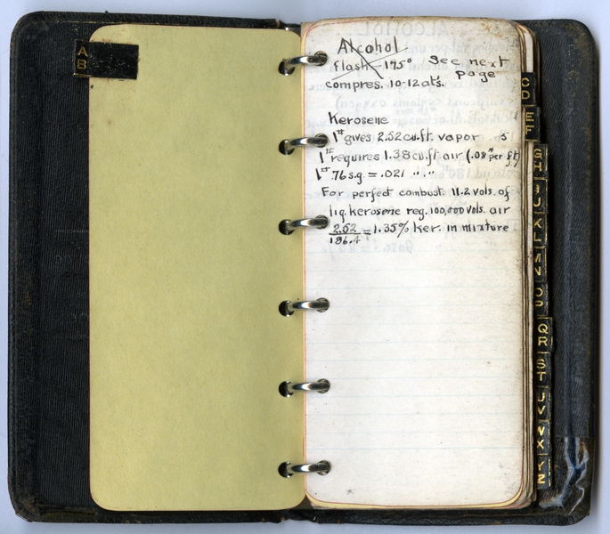 Image: logbook: Stanley Henry Page