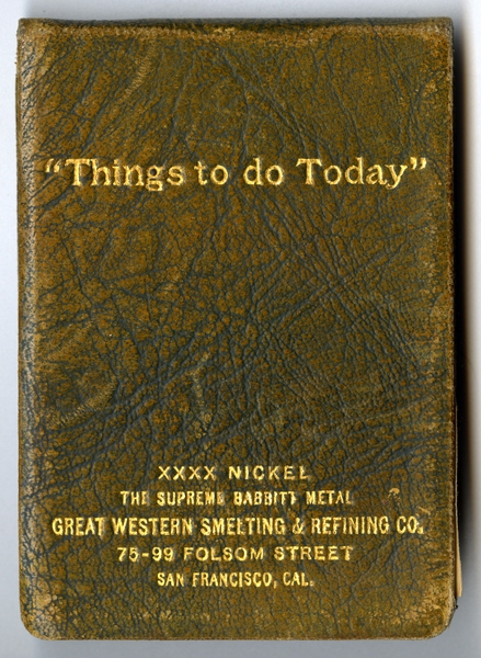 Image: logbook: Stanley Henry Page