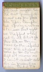 Image: logbook: Stanley Henry Page