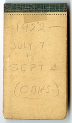 Image: logbook: Stanley Henry Page