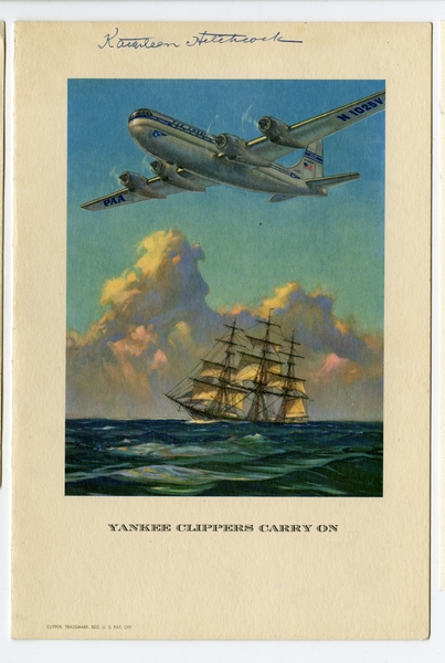 Image: event program: Pan American Airways System, Pacific-Alaska Division, 25-year employee recognition