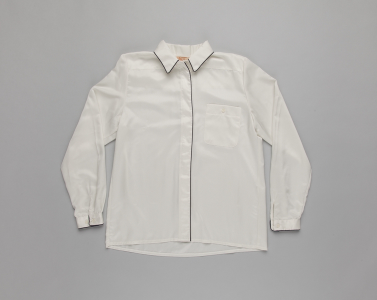 Image: flight attendant blouse: Eastern Air Lines