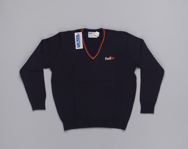Courier and customer service agent sweater: FedEx