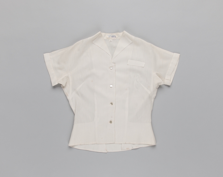 Image: stewardess blouse: Pan American World Airways