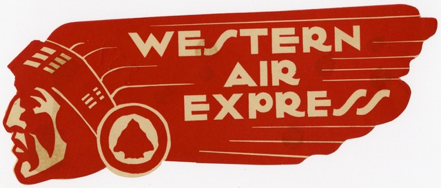 Luggage label: Western Air Express