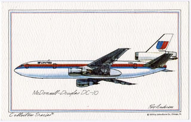 2024 United Airlines Collector Series Lithographs