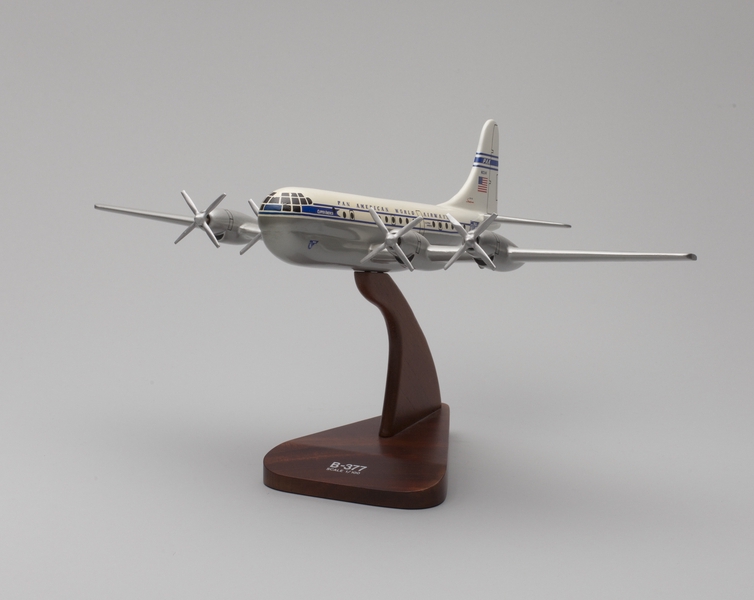 Image: model airplane: Pan American World Airways, Boeing 377 Stratocruiser Clipper America