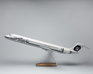 Image: model airplane: Alaska Airlines, McDonnell Douglas MD-88