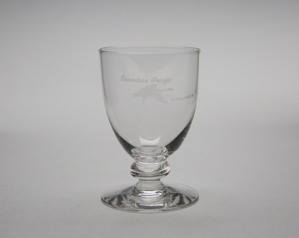 Cordial glass: Canadian Pacific Air Lines
