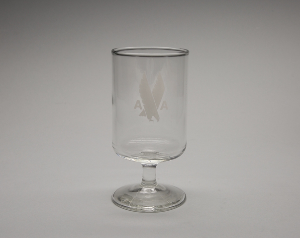 Wine glass: American Airlines