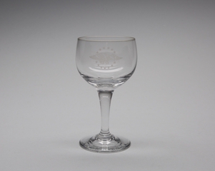Image: wine glass: Pan American World Airways, “The President Special” service