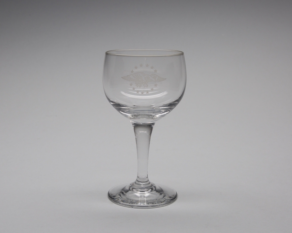 Wine glass: Pan American World Airways, “The President Special” service