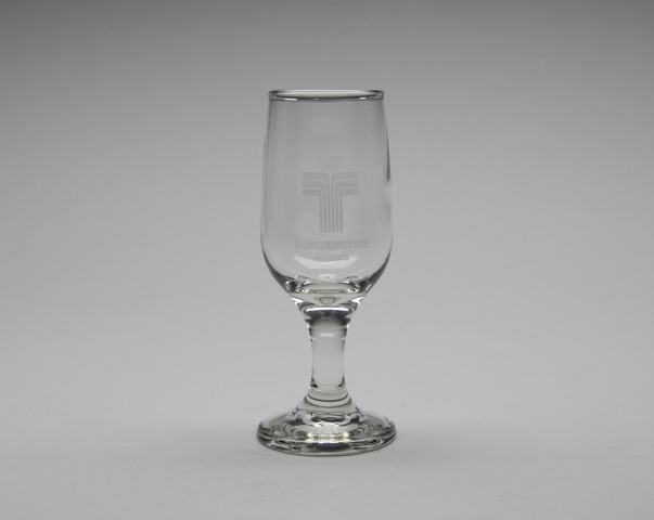 Cordial glass: Transamerica Airlines