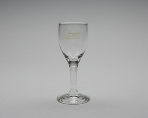 Image: cordial glass: Braniff International