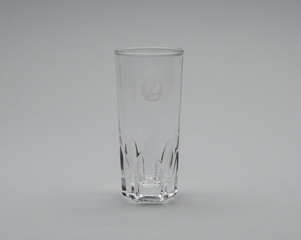Image: cordial glass: JAL (Japan Air Lines)