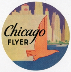 Image: luggage label: Eastern Air Lines, Chicago