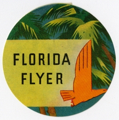 Image: luggage label: Eastern Air Lines, Florida
