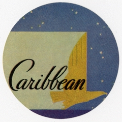 Image: luggage label: Eastern Air Lines, Caribbean