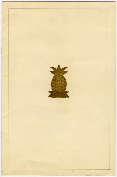 Image: menu: American Airlines, First Class